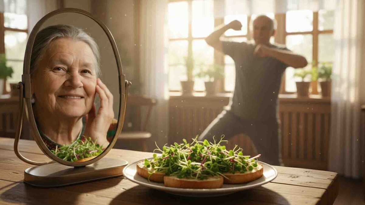 Зеркало перестало «грубить»: Мария радуется свежему цвету лица, а Иван забыл про хруст в коленях. Всего пара пучков зелени в день творят чудеса, которые не под силу дорогим кремам.