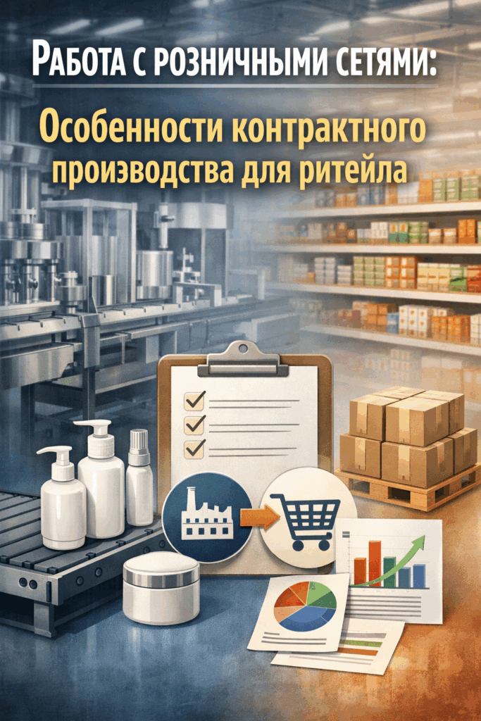   Работа с ритейлом и контрактное производство: главные ошибки, требования сетей и секреты быстрого запуска от Синер Браун SYNERBRAUN