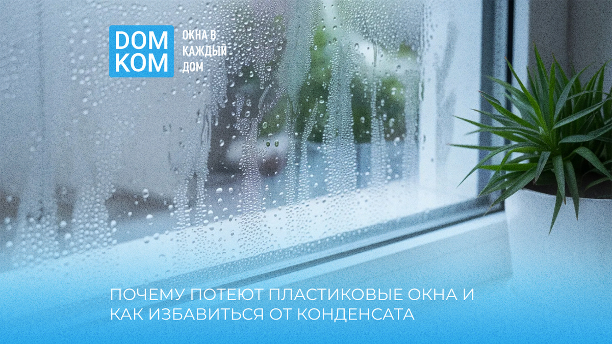 Почему потеют пластиковые окна и как избавиться от конденсата