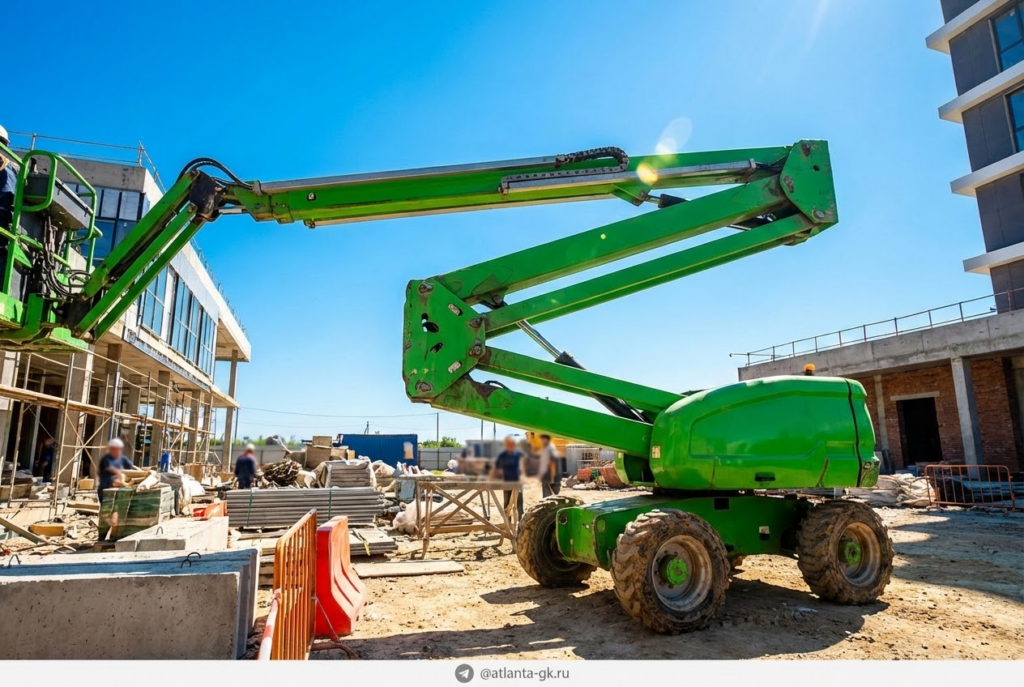   Основные правила безопасности при работе с коленчатым подъёмником Atlanta-gk