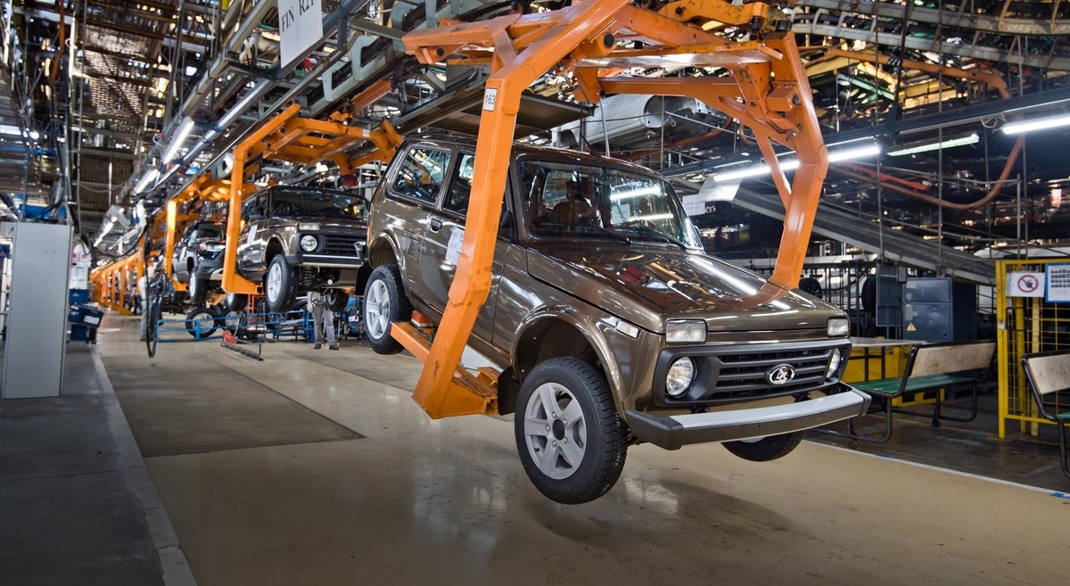 Lada Niva Legend на конвейере АвтоВАЗа. Фото сайта lada.ru 