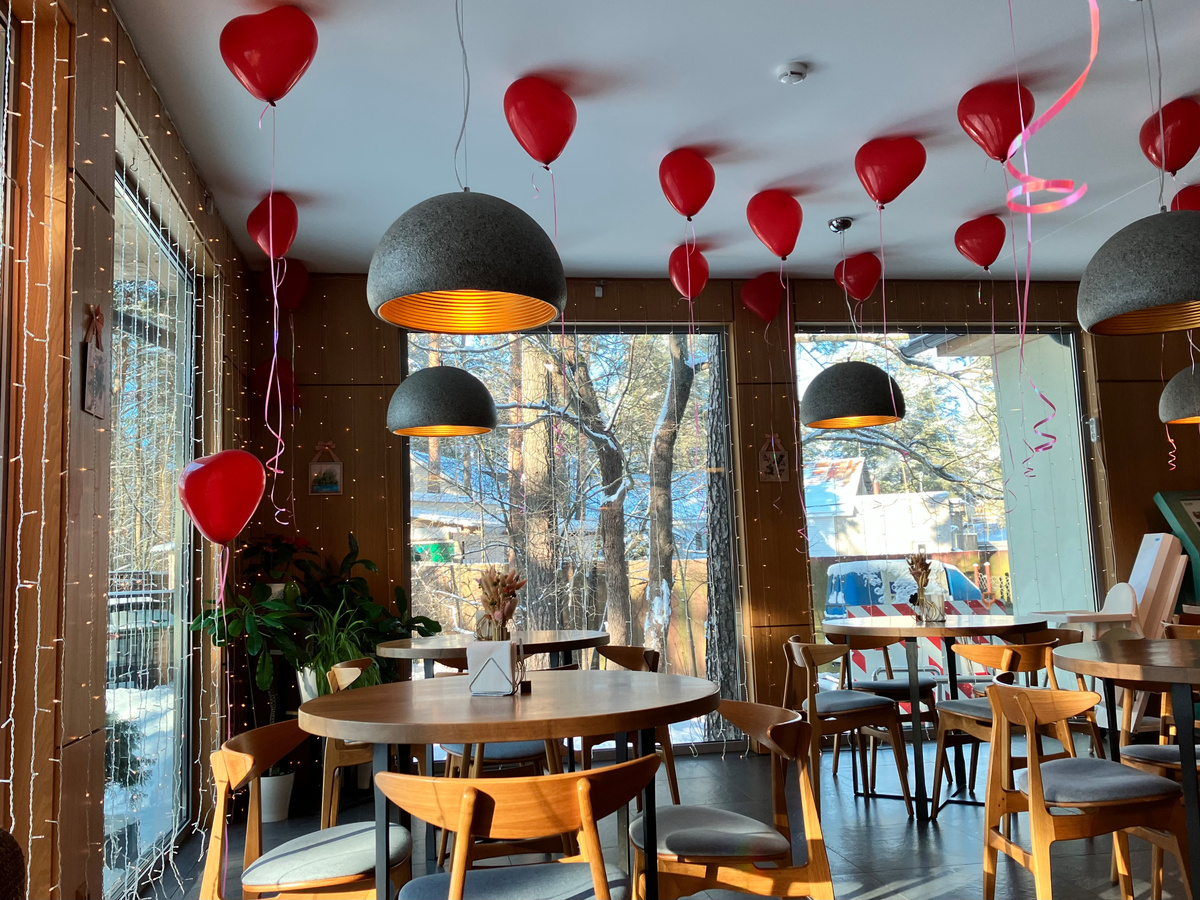 Любимый "Черничный берег". Украшение к 14 февраля. Фото автора. 