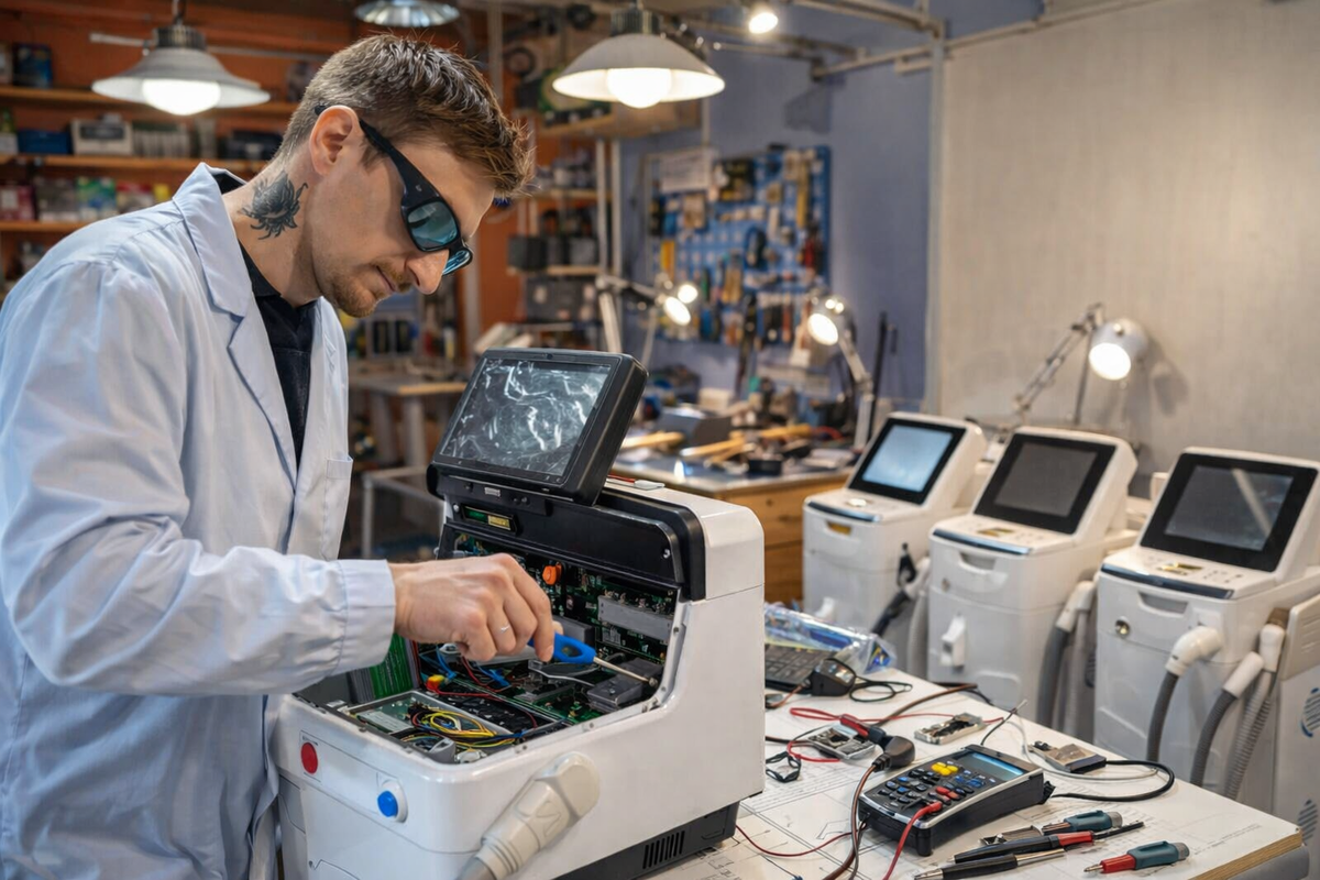 Обслуживание аппарата влияет на перезапись