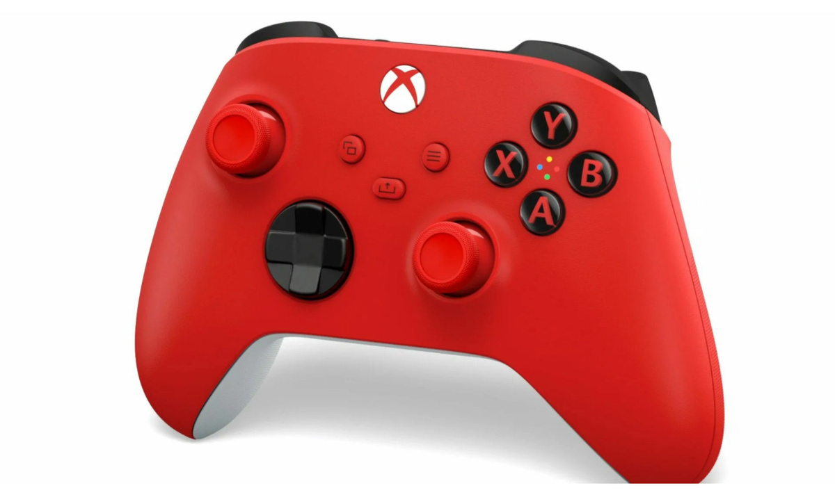 Красный джойстик Xbox. У меня есть синий 
