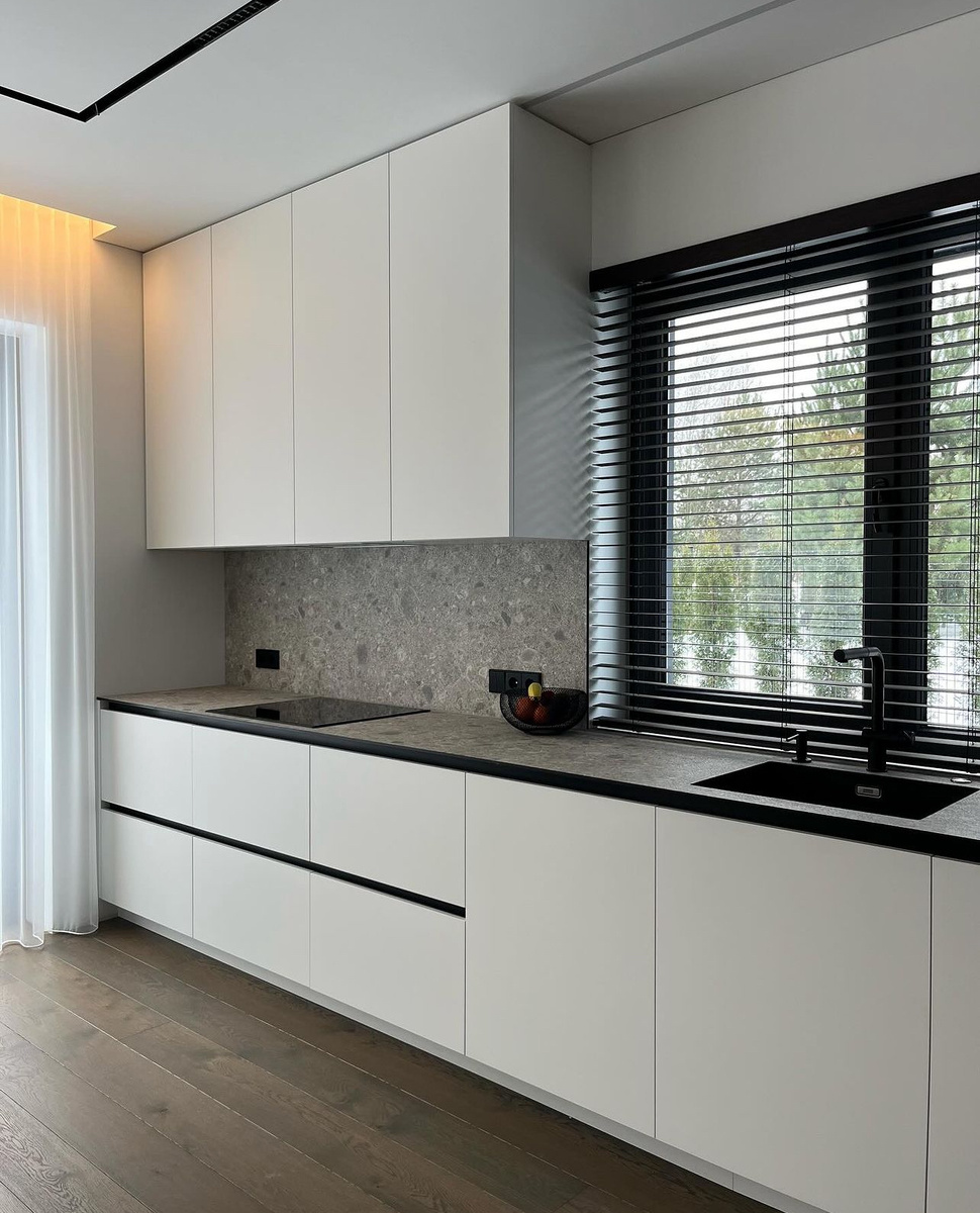 Компакт плита Duroopal в современной кухне Neuner