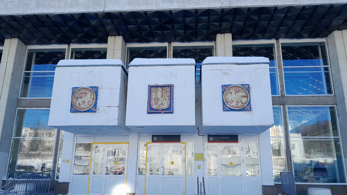 Вход в ж/д вокзал Владимира