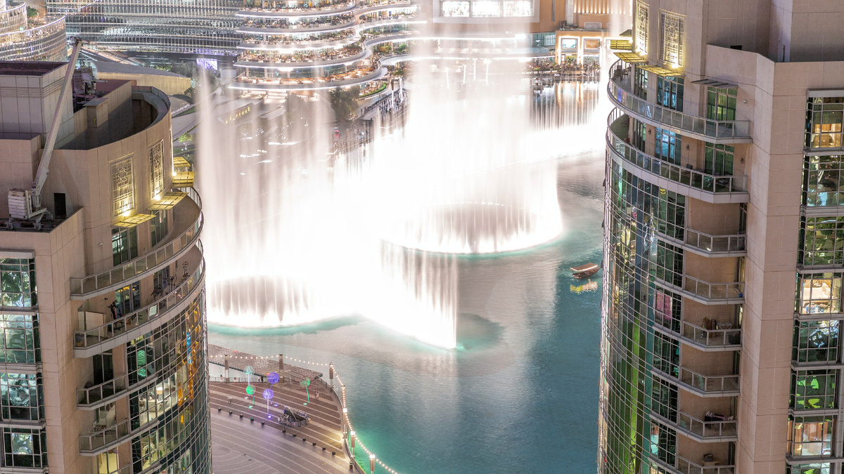 Поющие фонтаны Дубая. Источник: Shutterstock 