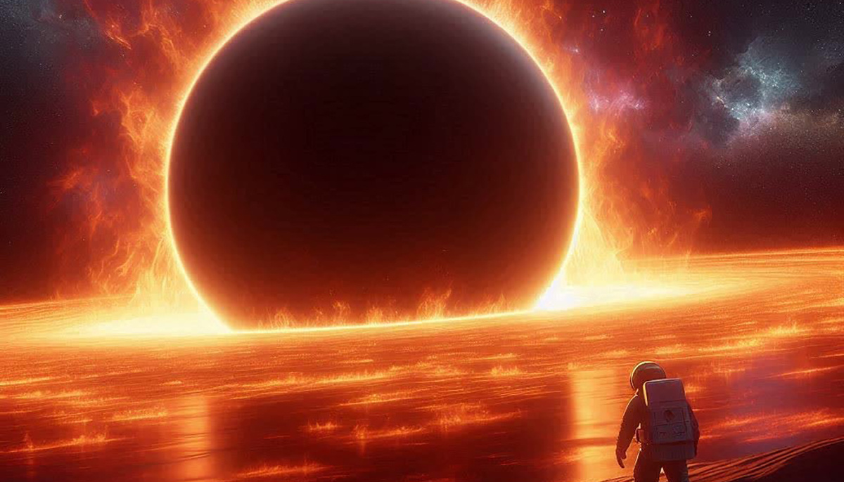 Согласно квантовой механике, у горизонта чёрной дыры может возникать стена из высокоэнергетических частиц – «огненная стена». Она сжигает всё, что падает внутрь, разрушая гладкое пространство-время Эйнштейна.