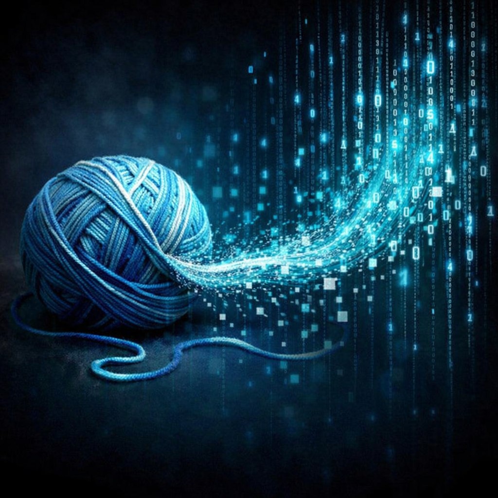 Пряжа переходящая в цифру