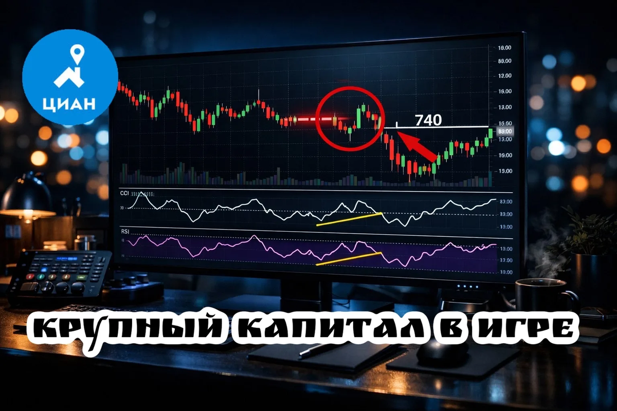 Дивидендный гэп и планы крупного капитала. Акции компании ЦИАН