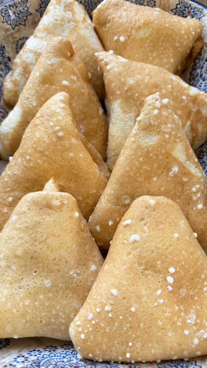 Блины с творогом 