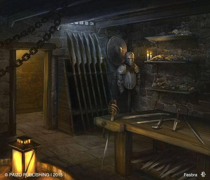 Оружйная комната. Из сети.