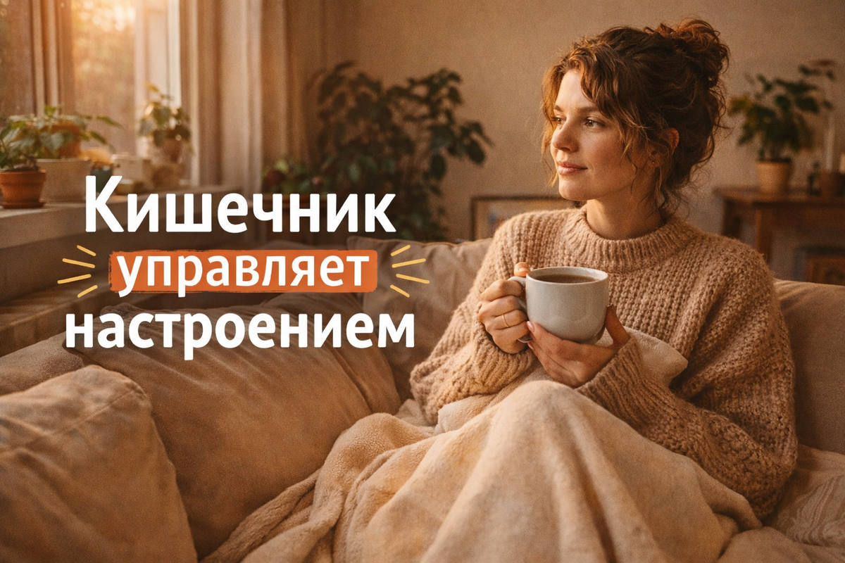 Не метафора. Это называется ось "кишечник-мозг" — и вот как она работает.