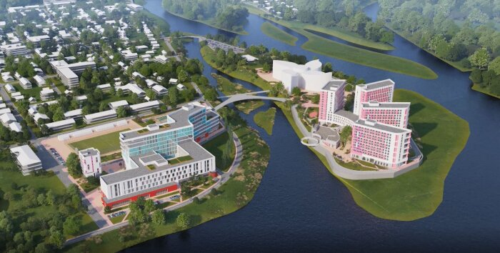 Макет кампуса мирового уровня "Байкал" / фото: правительство Республики Бурятия 