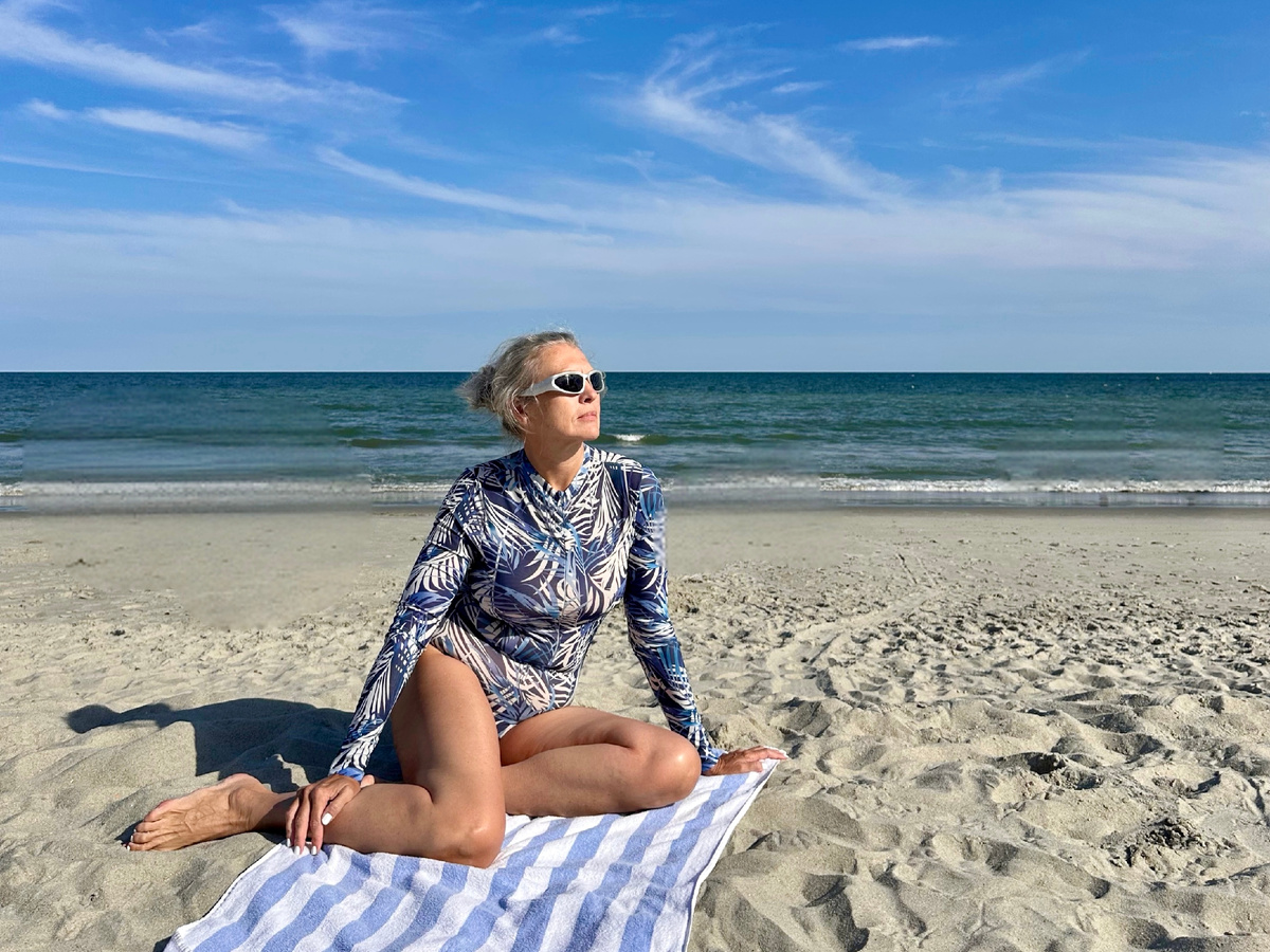 Автор статьи на пляже города Мёртл-Бич (Южная Каролина)