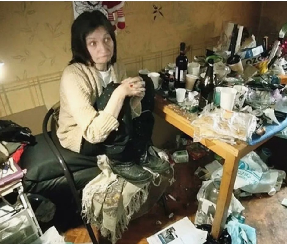 Ксения Качалина в своей квартире.