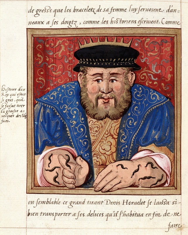 Илюстрация  книги «Histoires Prodigieuses» — произведение французского писателя XVI века Пьера Боастюо, подаренное королеве Елизавете I в 1560 году.