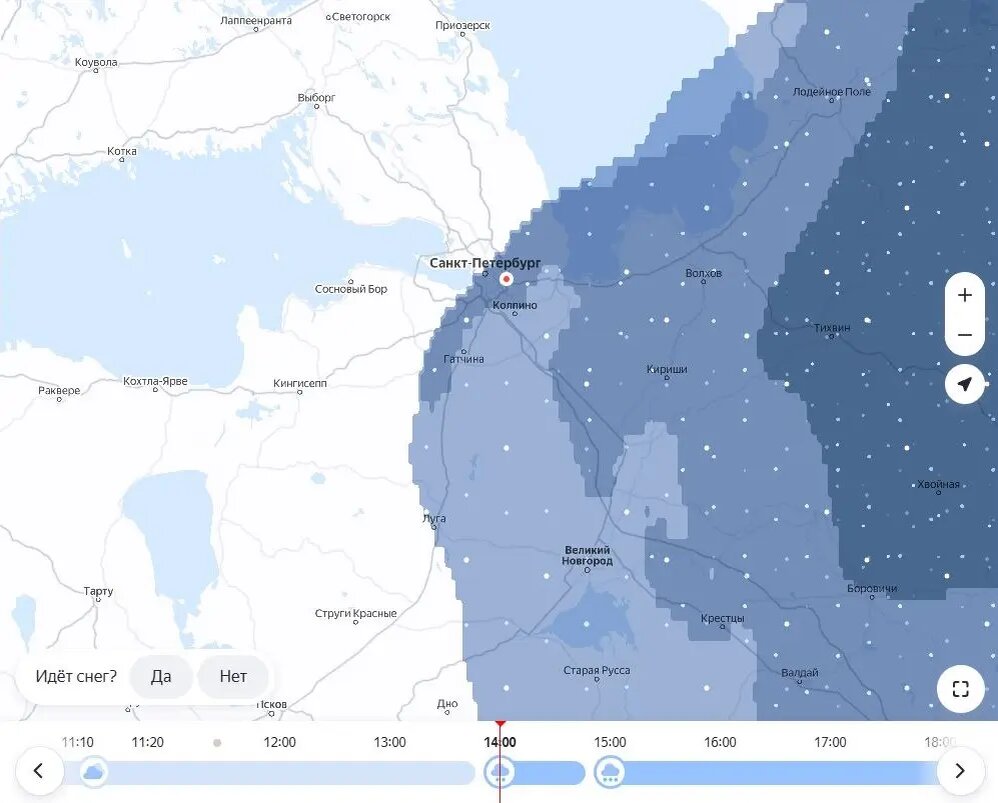    Фото: скрин сервиса «Яндекс Погода»