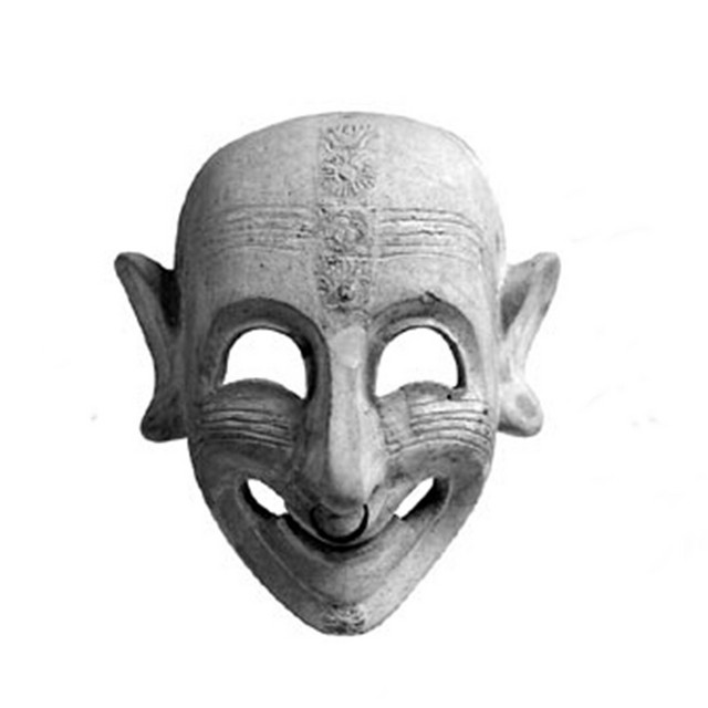Смеющаяся маска. О. Сардиния, 6 век до н. э.