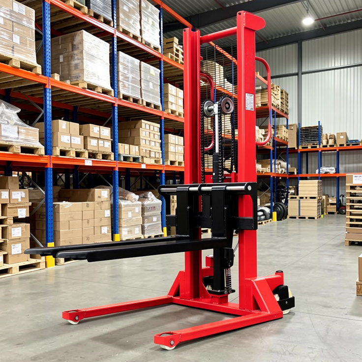 Ручной гидравлический штабелер