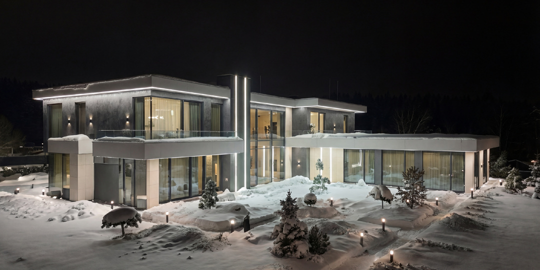 Дом с выходом к реке и вертолетной площадкой: как выглядит настоящая резиденция уровня Private Resort на Новой Риге.