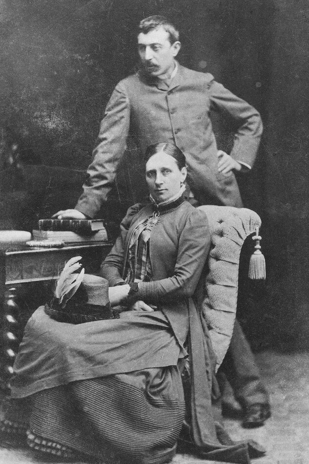 
Поль Гоген с женой Метте, 1885 год.