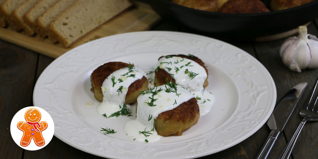 Белорусские пызы (зразы с мясом)