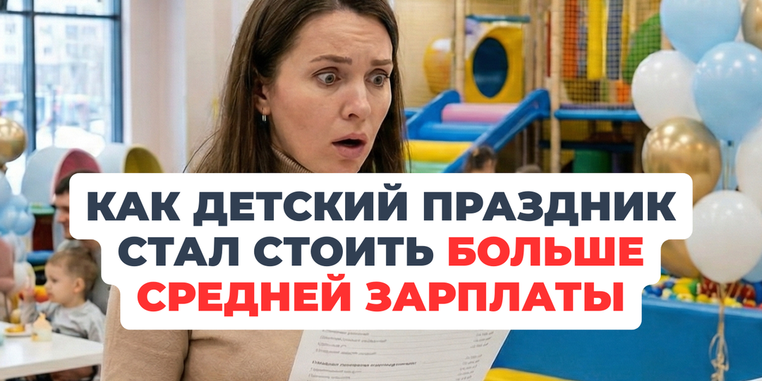 Минус 70 тысяч: сколько стоит отметить детский день рождения в Москве в 2026 году