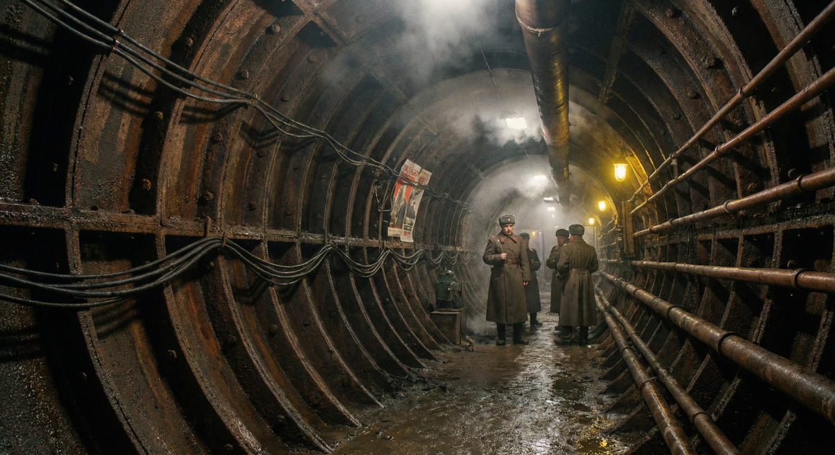 Секретные тоннели под Москвой. Иллюстрация в открытом доступе