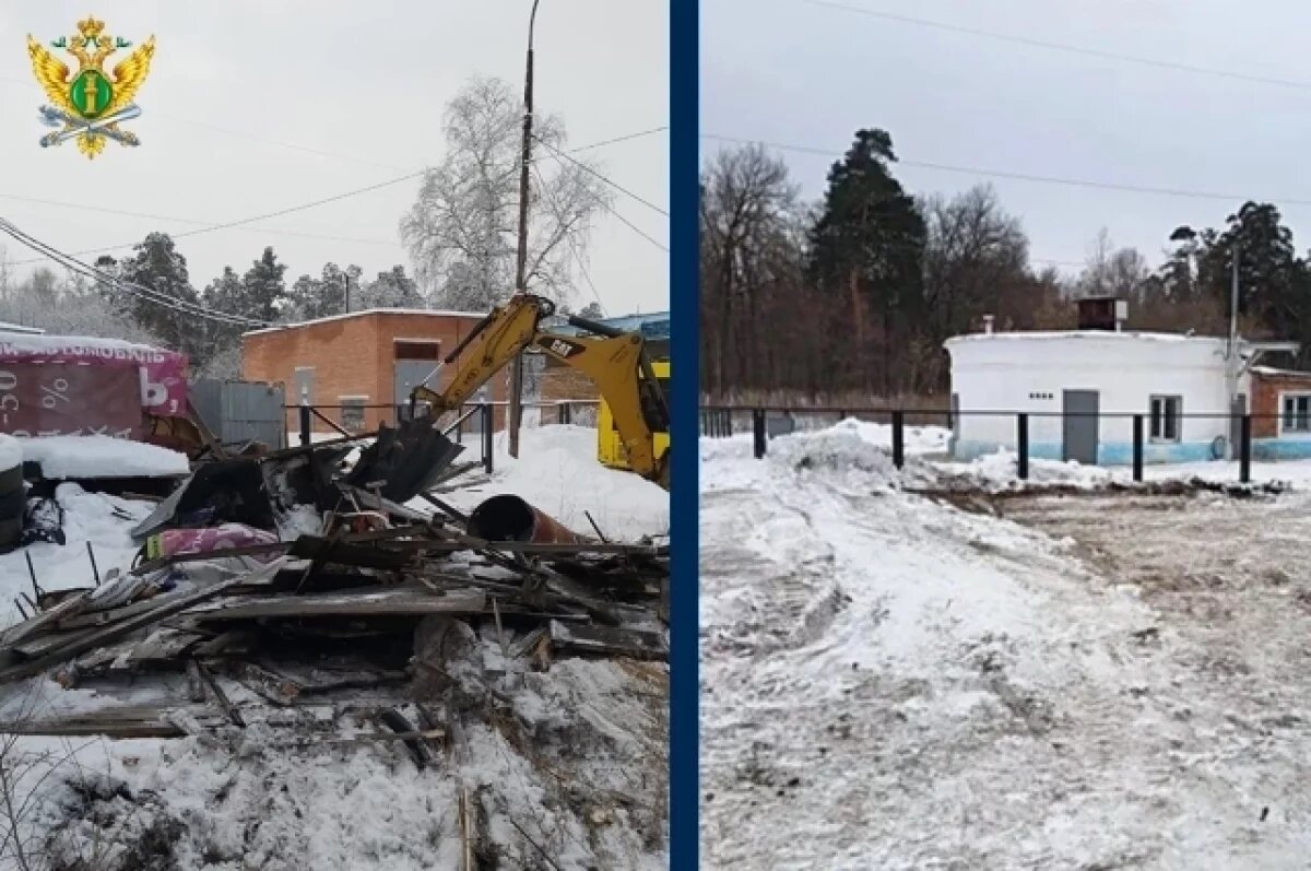    В Тольятти приставы заставили владельца снести незаконную «шиномонтажку»