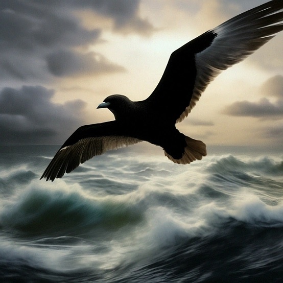 Иллюстрация к "Песне о Буревестнике" Максима Горького. Из открытого источника