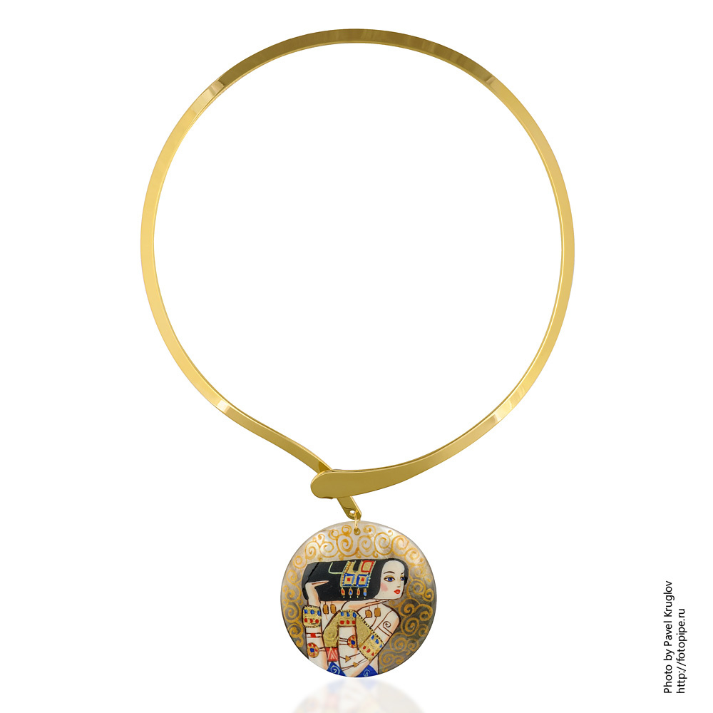 Колье с натуральным перламутром