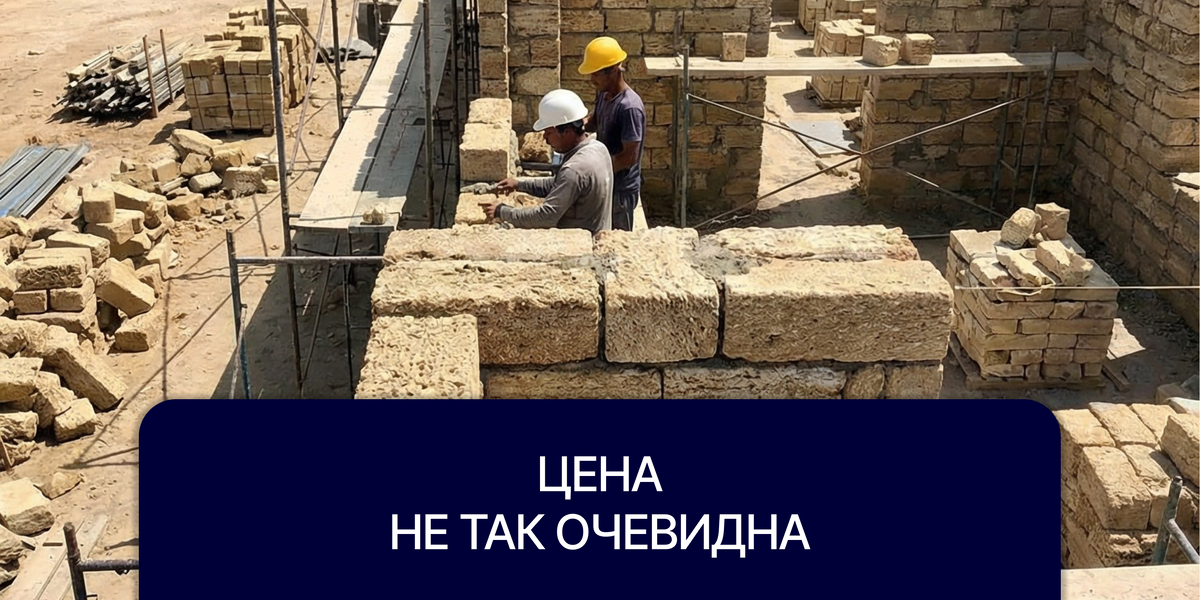 Часто клиенты ориентируются на общероссийские сравнения:
«Газобетон дешевле, современнее, удобнее».