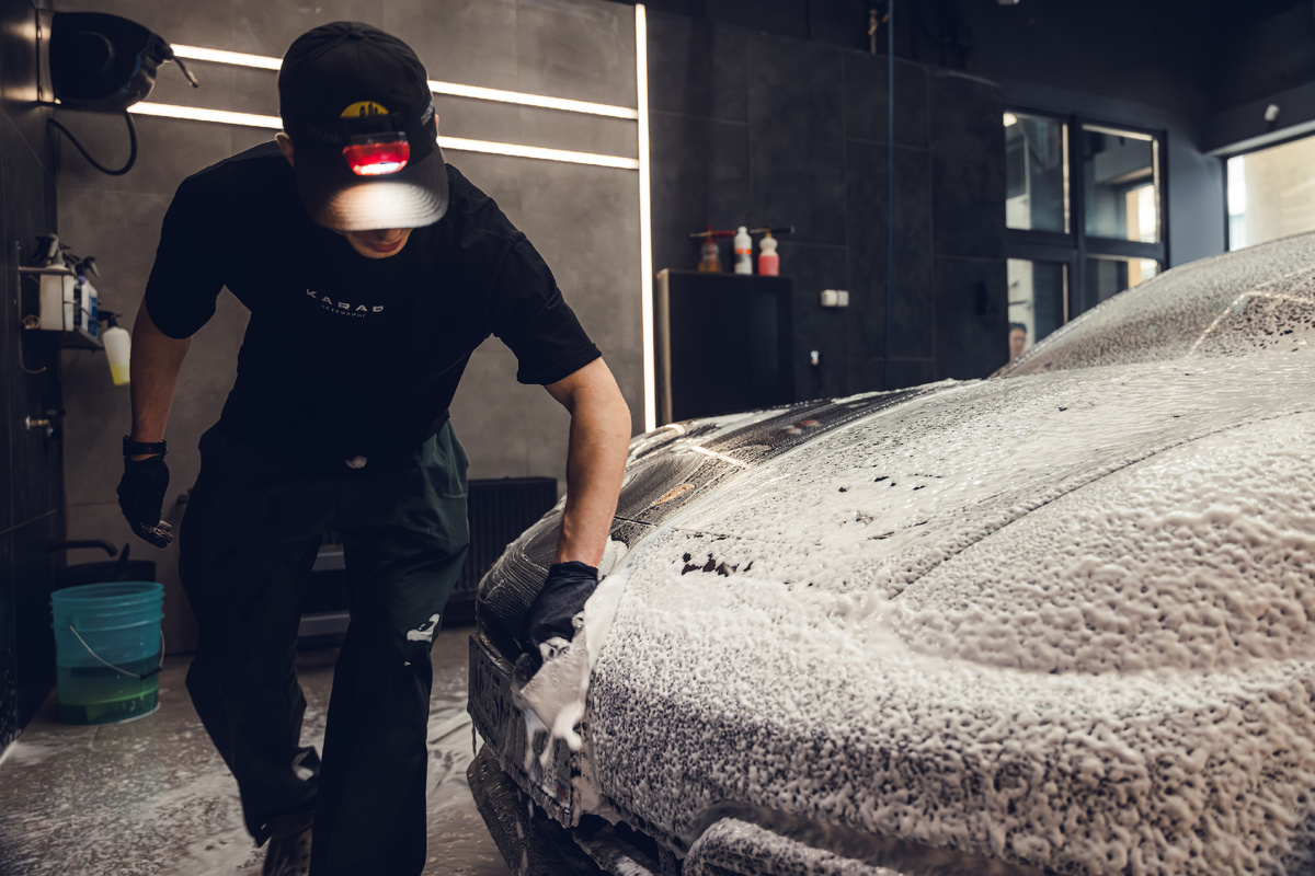 Процесс выполнения работ по очистке