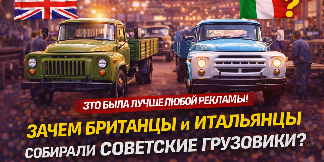 Это была реклама без рекламы: почему советские грузовики собирали даже в Британии и Италии