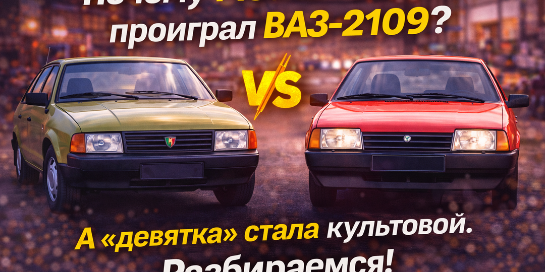 Почему Москвич-2141 проиграл ВАЗ-2109, а «девятка» стала культовой? Разбираемся без ностальгии