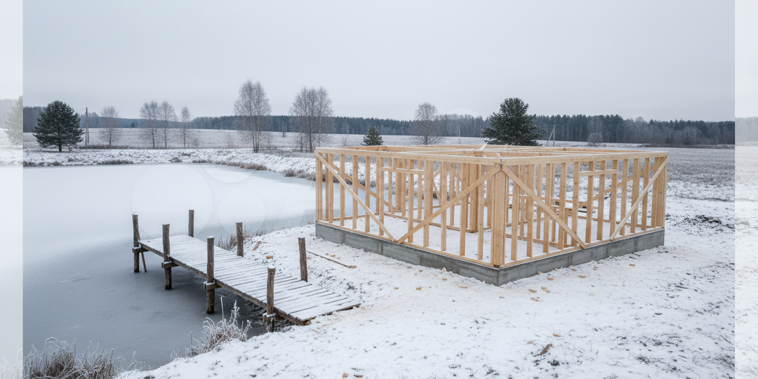 Каркасник для ПМЖ у пруда: почему это идеальный «конструктор» под УШП и в чем главная ловушка?