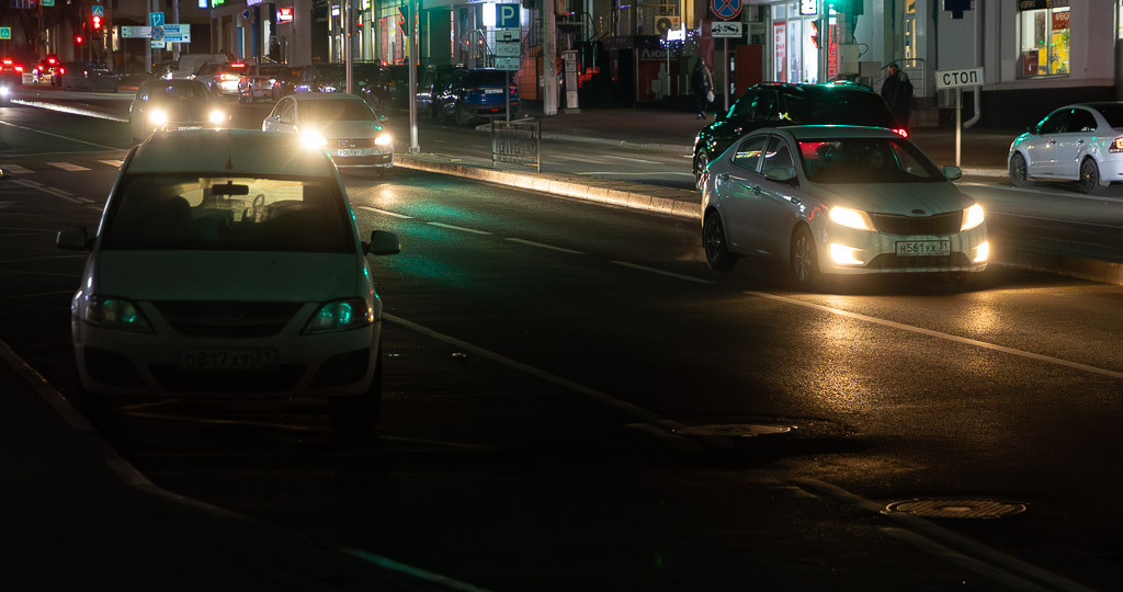 Отключение уличного освещения привело к резкому росту аварий на дорогах Белгорода