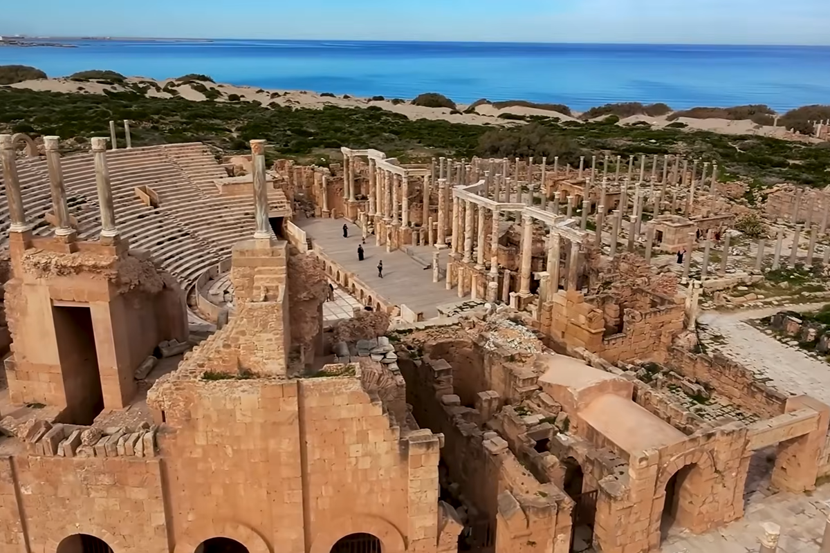 Лептис-Maгнa - величественный древнеримский город на территории современной Ливии