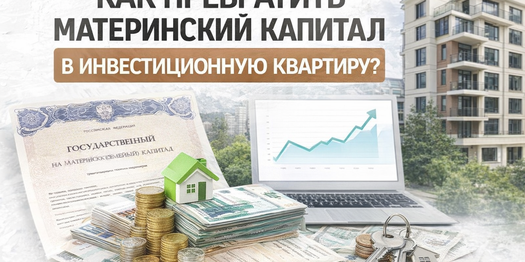 Как превратить материнский капитал в инвестиционную квартиру?