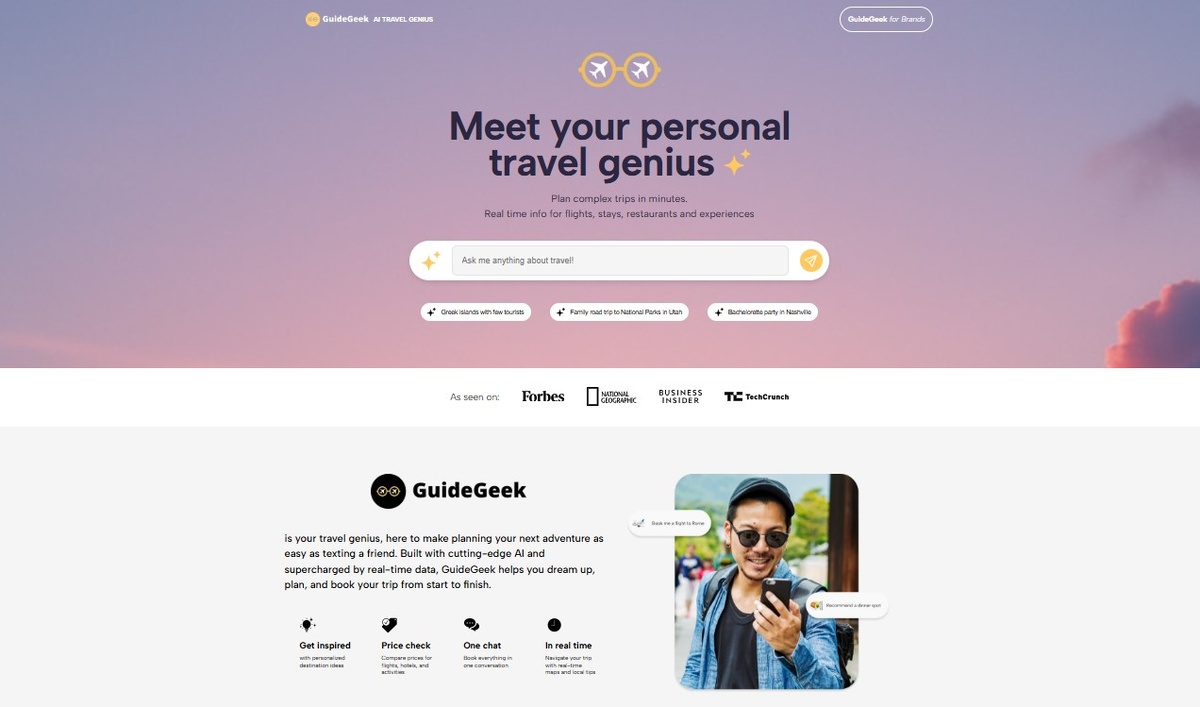 GuideGeek - нейросеть для туристов и для профи