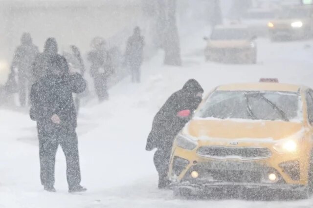    Когда в истории в Центральной России были самые крупные снегопады?