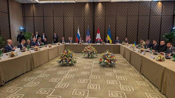 Переговоры по Украине в Женеве. Обложка © Пресс-служба Рустема Умерова