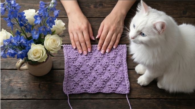 Изнаночная сторона узора