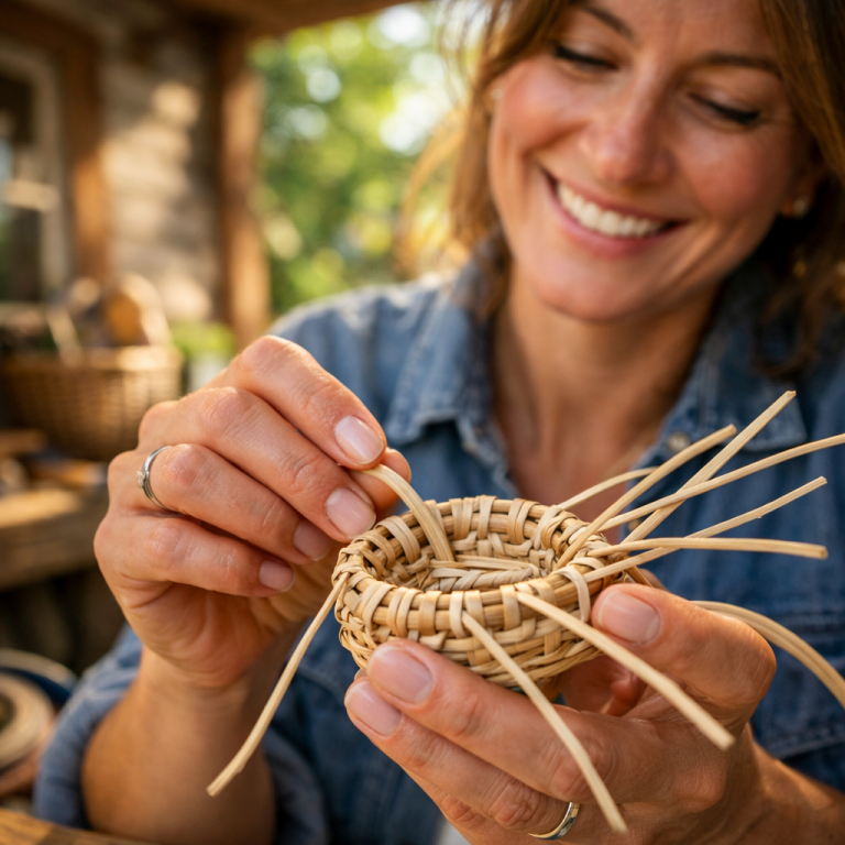    Первые шаги в освоении плетения из ротанга Loza