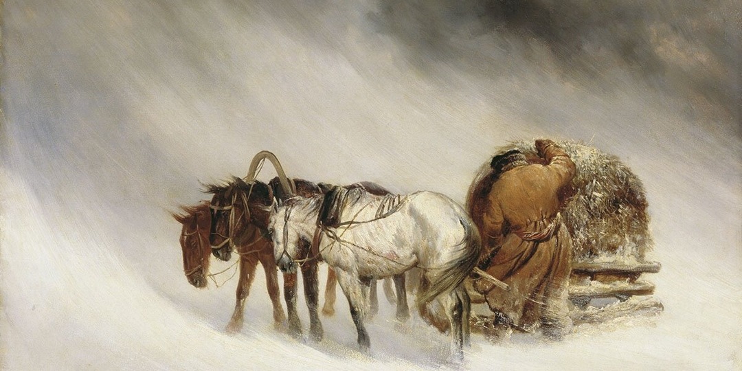 Метель — один из самых сложных сюжетов в живописи