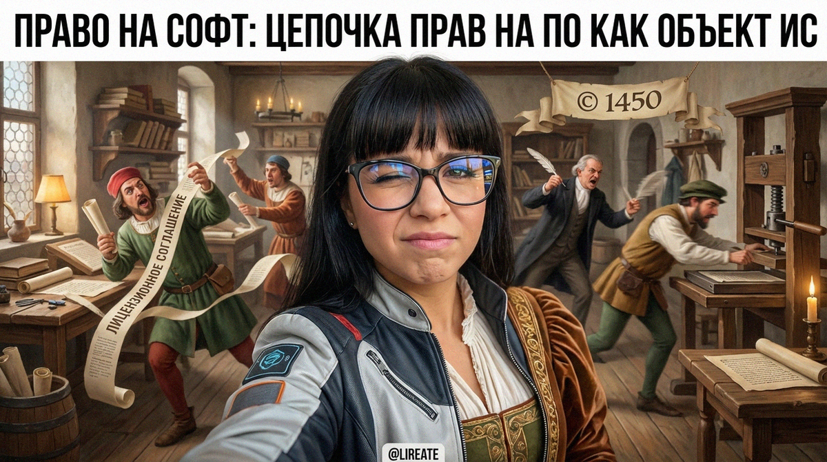    Цепочка прав на программное обеспечение как объект интеллектуальной собственности Лирейт