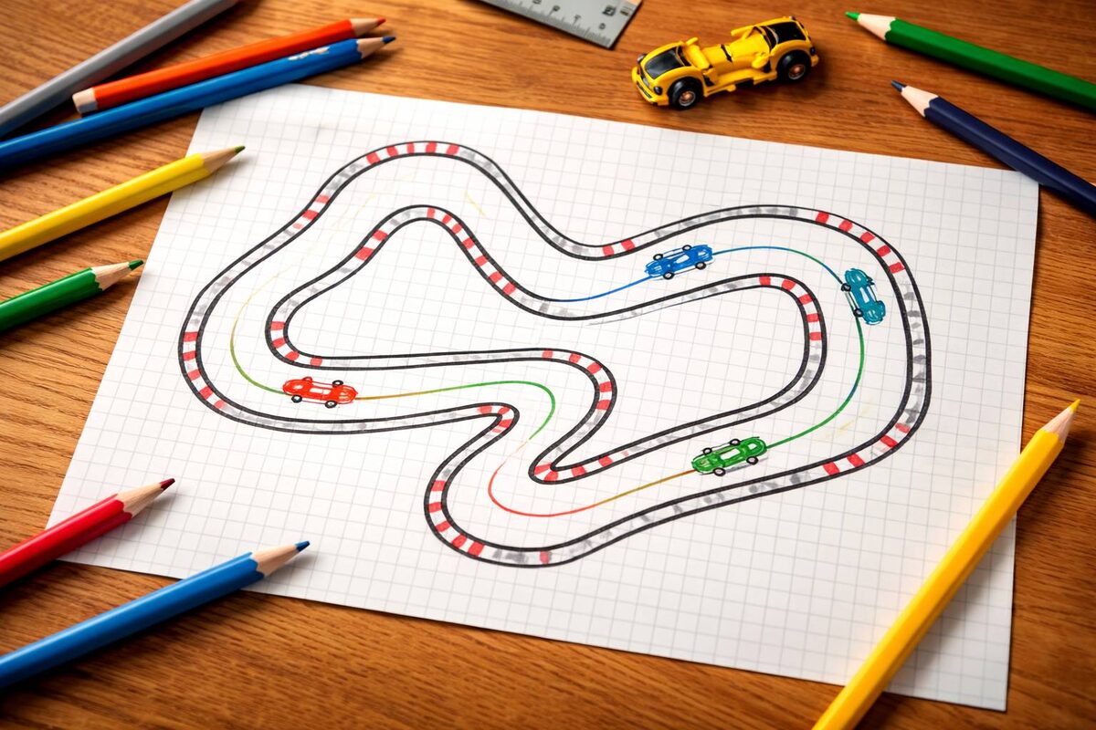 Формула 1 на бумаге