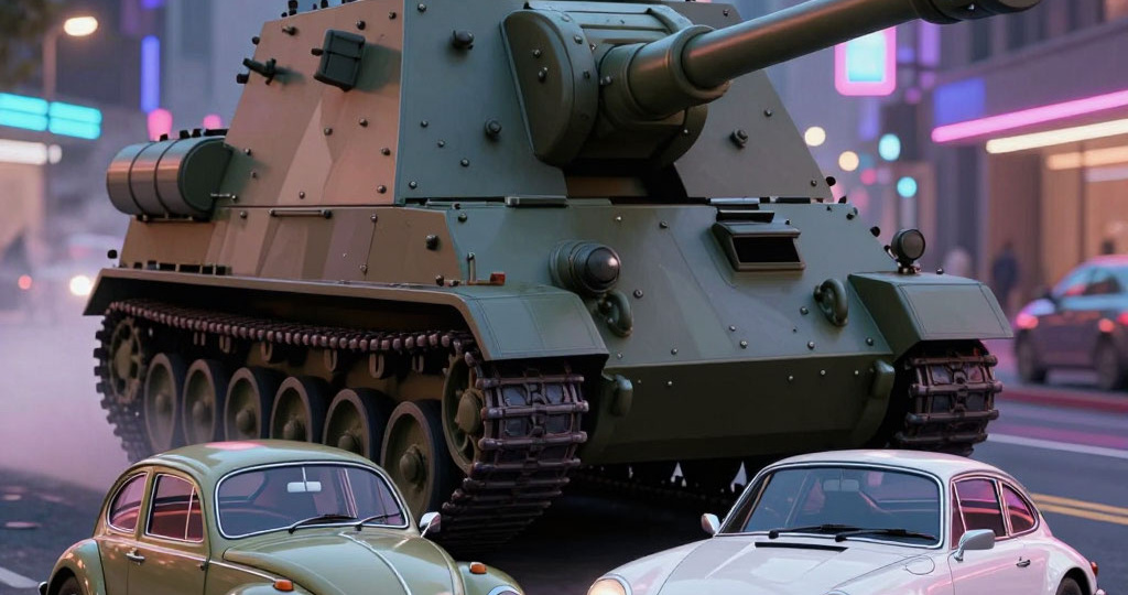 Что общего у тяжелого немецкого танка Фердинанд с автомобилями Фольксваген и Порше?