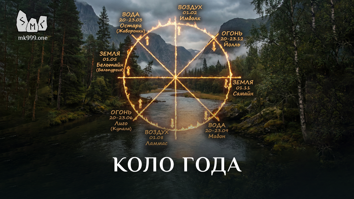 Школа Меньшиковой, Магия, Коло Года, https://mk999.one/start/